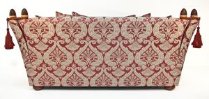 Parker and Farr Clement in Claret Damask 5